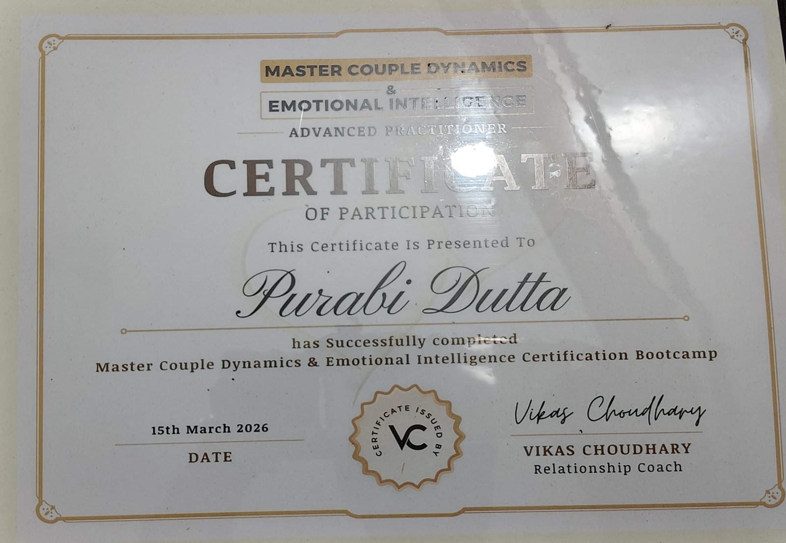 Master Couple Dynamics and Emotional Intelligence Certificate